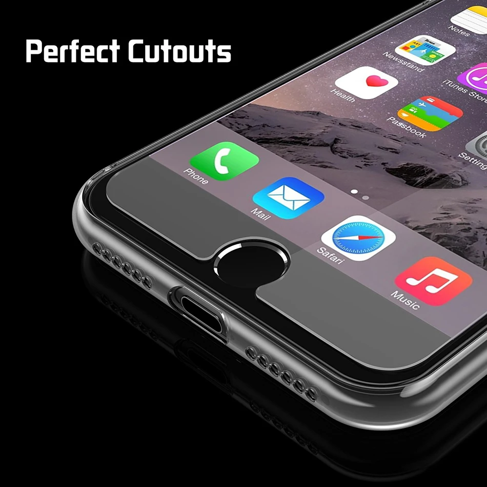 CHOETECH Защитная пленка для экрана iPhone X 8 7 6 5s HD Ультрапрозрачная 0 26 мм толщина 9 H