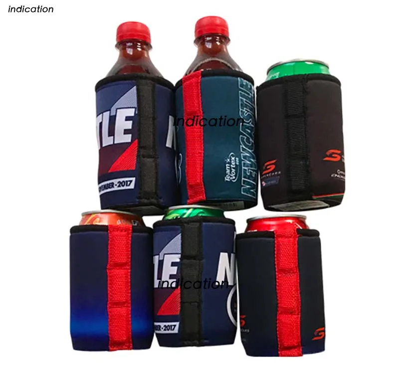 500 pcs 자석 neoprene 스텁 홀더 맥주 수 생일 파티 축하 동안 캔에 대 한 피크닉 쿨러 가방 웨딩 선물 comp