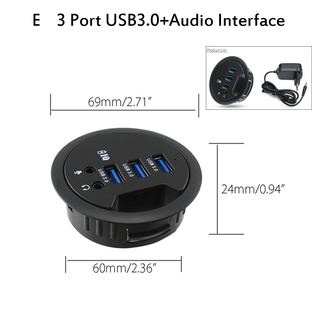 5 типов крепление в настольная концентраторы USB 3,0/2,0 HUB адаптер зарядного устройства для Macbook внешний стерео звук комбо зарядного устройства чтения карт - Цвет: Type E