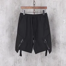 27-46 новая мужская одежда стилист волос GD Мода уличный хип-хоп карман на молнии ленты дизайн Шорты Танцевальные Костюмы размера плюс