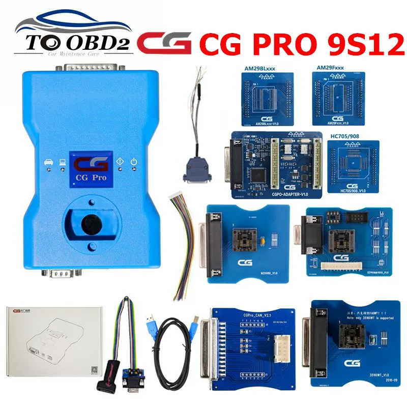 

CG Pro 9S12 with all adapter full version Programmer Next Generation Of Cg100 For Bmw For Mercedes For Benz Odometer Correction