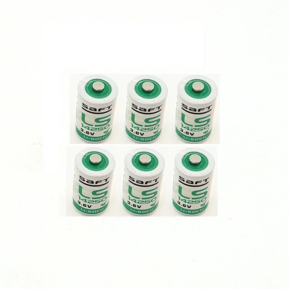 

6PCS/LOT New industrial equipment lithium battery LS14250 1 / 2AA 3.6V PLC lithium battery free shipping