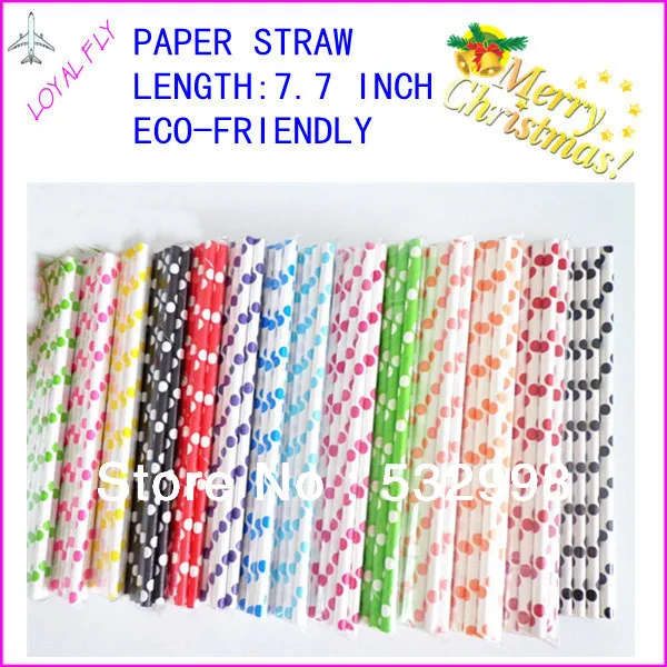

strip chevron and Polka Dot 1000 pcs drinking paper straws, colorful drink paper straws 140 kinds color by EMS free shipping