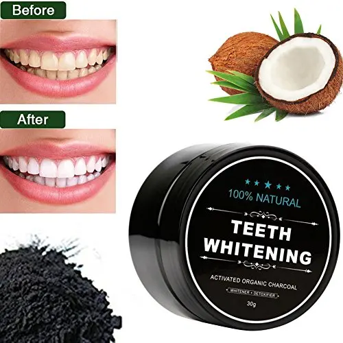 Черный зуб порошок активированный уголь отбеливание зубов пятновыводитель зубная паста 30 г с бамбуковой зубной щеткой