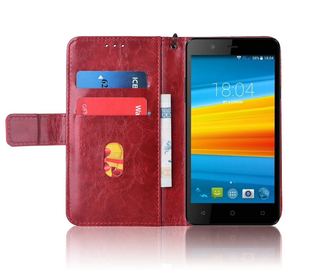 Кожаный чехол книжка для DEXP Ixion M345 Onyx Fundas с цветочным принтом 100% специальный