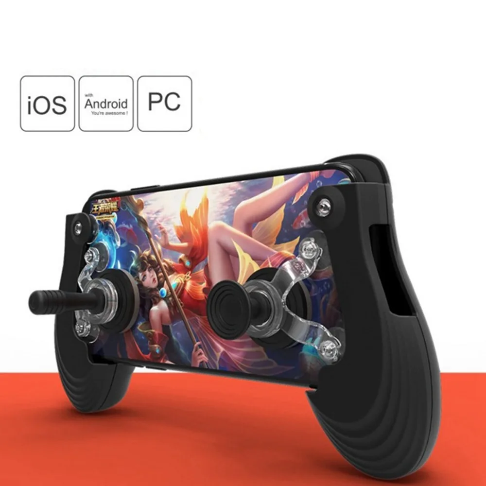 XBERSTAR мини Джойстик мобильный контроллер геймпад для iPhone 7 8/IOS Android сенсорный экран+ ручка геймпад джойстики+ присоска