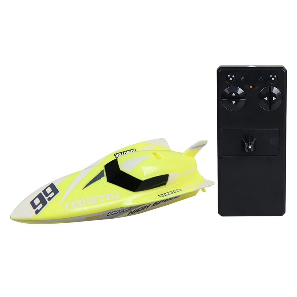 Kids Children Remote Control Boat Toys 4 Channels 2.4GHZ Mini Electric RC Boat Children Water Toys Exquisite Model Speedboat Toy - Color: A2