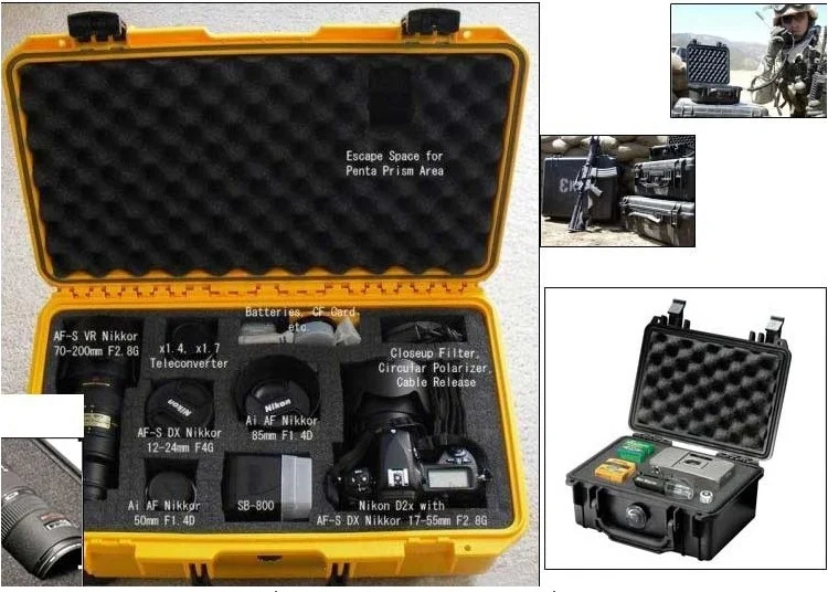 LAOA Safety Instrument Tool Box storage tools Water-proof IP67 Box Instrument And Equip Instore With Draw-Bar With Foam Inside mini tool bag