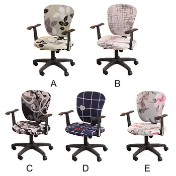 

Separate Chair Cover Spandex Office Computer Chair Cover Stretchable Rotate Swivel Chair Covers #SW