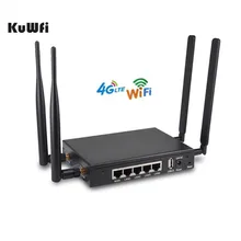 KuWFi 4G беспроводной lte-роутер OpenWRT 300 Мбит/с беспроводной Wifi маршрутизатор с слотом для sim-карты 4ps внешняя антенна сильный сигнал Wi-Fi