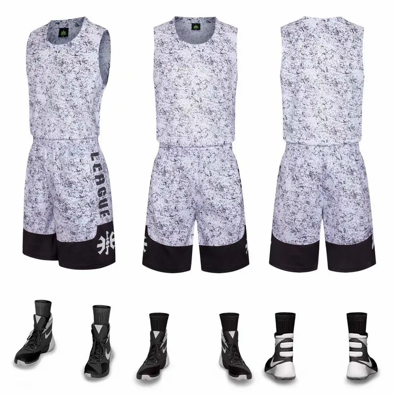 

Basketbal Jersey Sets Uniformen kits Sport Training basketbal jerseys shorts