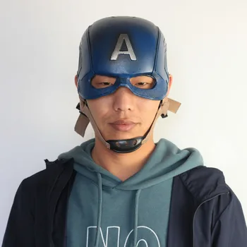 

Wholesale Cosplay Captain America 3 Mask Avengers Civil War Mask Halloween US Captain Helmet Latex Mask Cosplay Costume