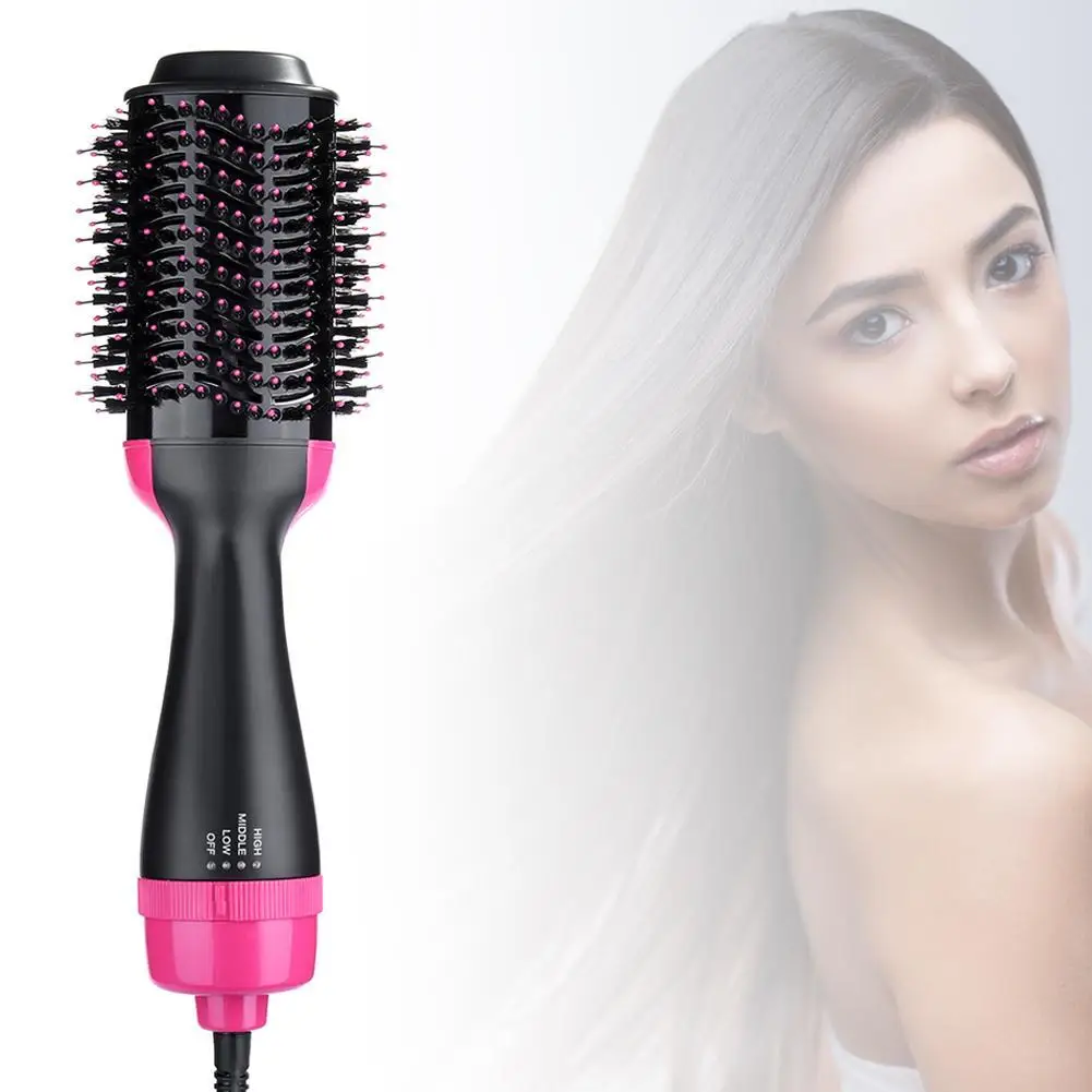

2 in 1 Multifunctional Electric Hair Dryer Comb Rotating Hair Brush Roller Rotate Styler Comb Straightening Curling Hot Air Comb