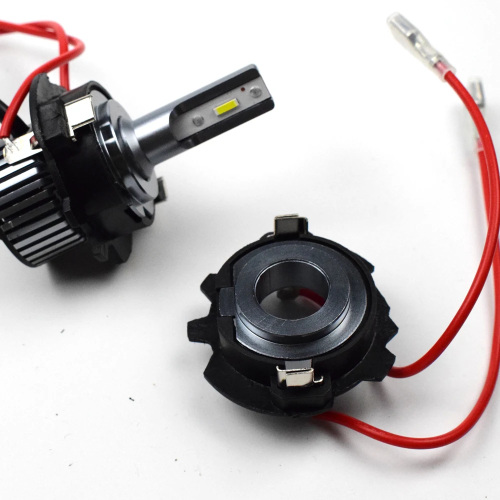 H7 Led адаптер для Volkswagen MK5 Jetta GOLF 5 авто Запчасти базовые Фары Держатель с проводом 2