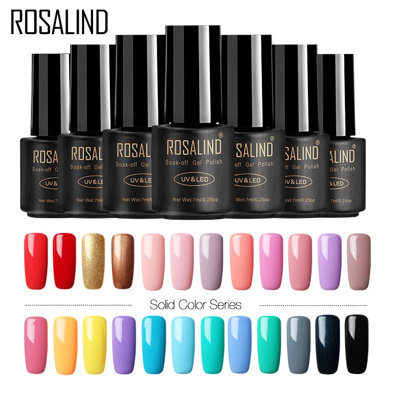 Гель лак ROSALIND для ногтей 7 мл 58 цветов|nail polish|nail polish nail artnail |
