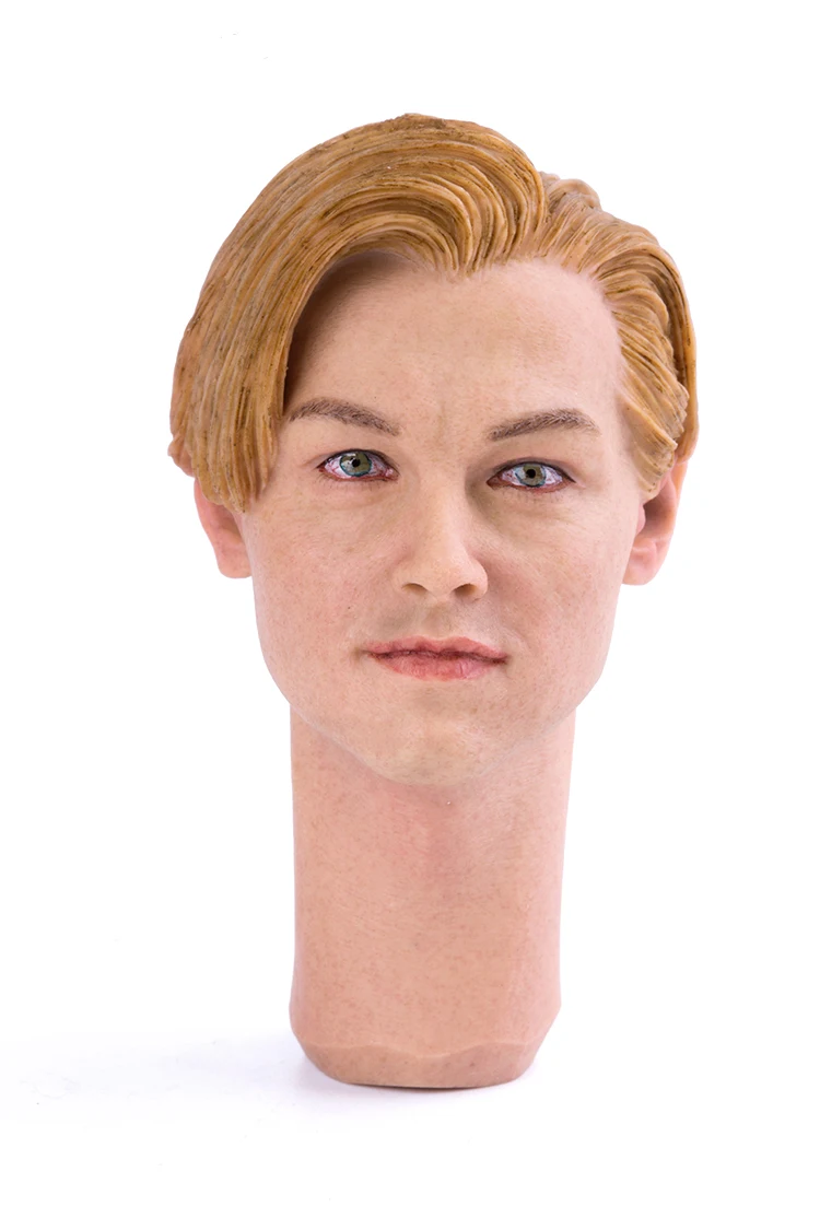 

1/6 scale Head Sculpt Titanic Jack Leonardo male Head Carving Model For 12" Action Figure