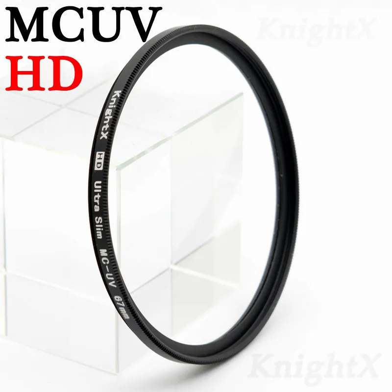 KnightX UV CPL ND Star line фильтр для объектива камеры для canon sony nikon 49 52 55 58 62 67 72 77 мм аксессуары для фото 700d 24-105 - Цвет: HD MCUV