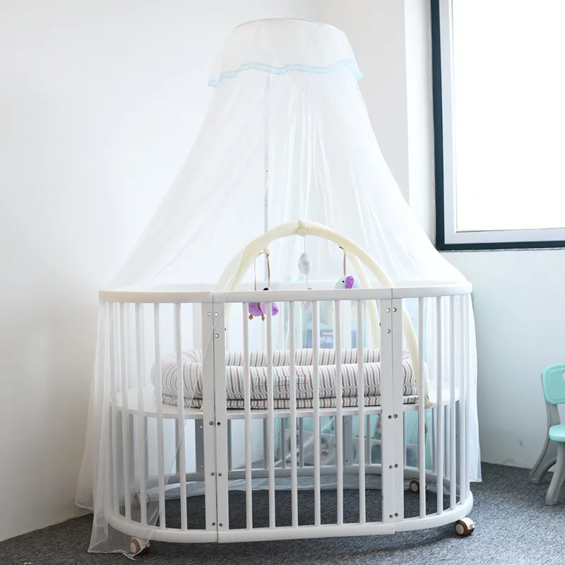 Портативная детская кроватка москитная сетка для младенцев кроватка для новорожденного складной навес для мальчиков и девочек Летняя защитная сетка детская кровать Wigwam