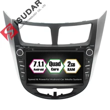 Android 7.1.1 2Two Din 8 Inch Car DVD Player For HYUNDAI/Solaris/Accent/Verna 2011- With 2GB RAM GPS Navigation Radio WIFI