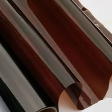 Оконная пленка с солнечным управлением Wiondow пленки с солнцезащитным щитом термоизолирующие стеклянные клейкие пленки буксировочная сторона Coppery(загар) цвет