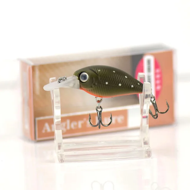 US $3.29 37mm 4.5g Crank Bait Plastic Hard Lures Fishing Baits Crankbait Wobblers Plug Freshwater Chatterbai