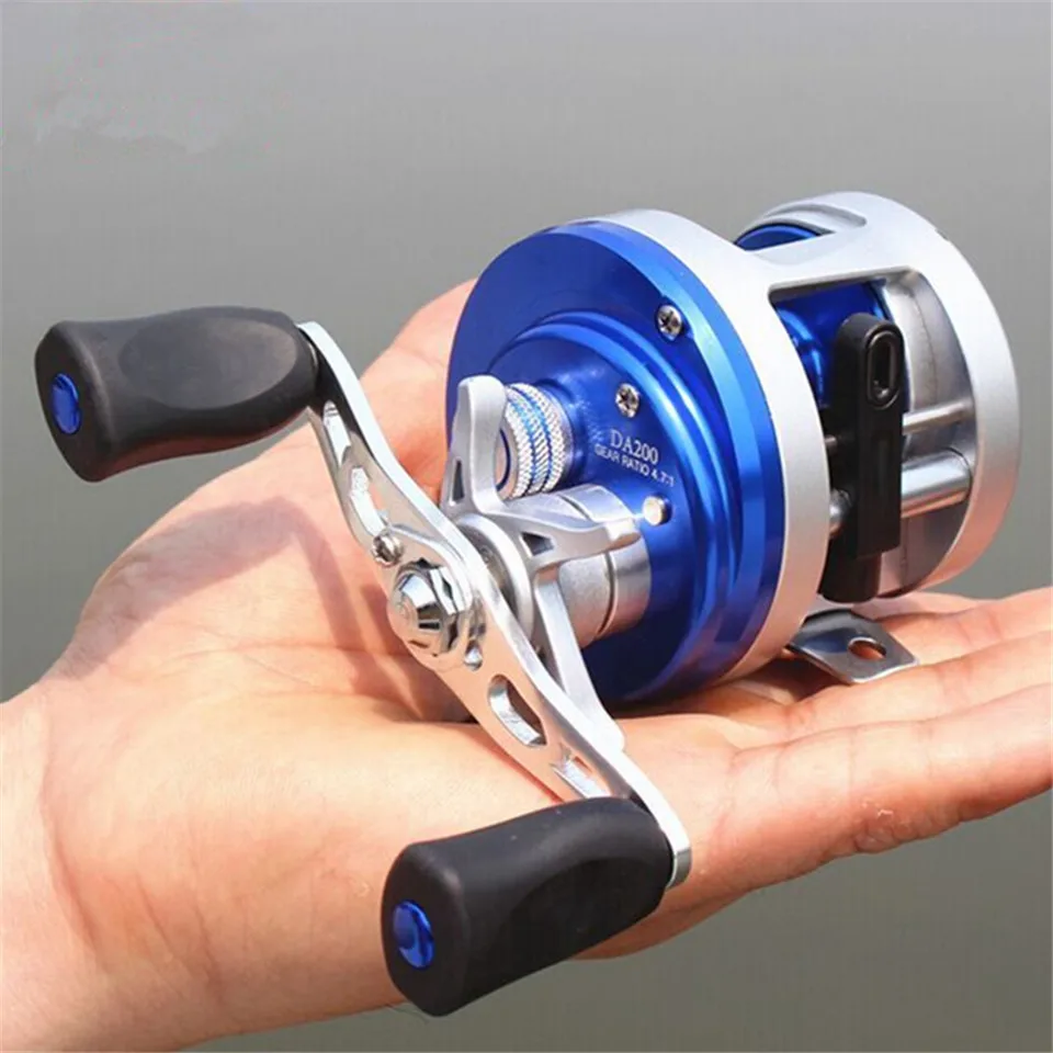 Carretel de Pesca Duplo Freio Centrífugo Rolamentos Fiação Metálica Direita Mão Esquerda Fundição Isca 4.7: 1corrosion-resistant 8 Esporte e Lazer