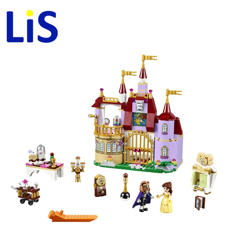 Lis 37001 Beauty and The Beast Princess Belle's Enchanted Castle