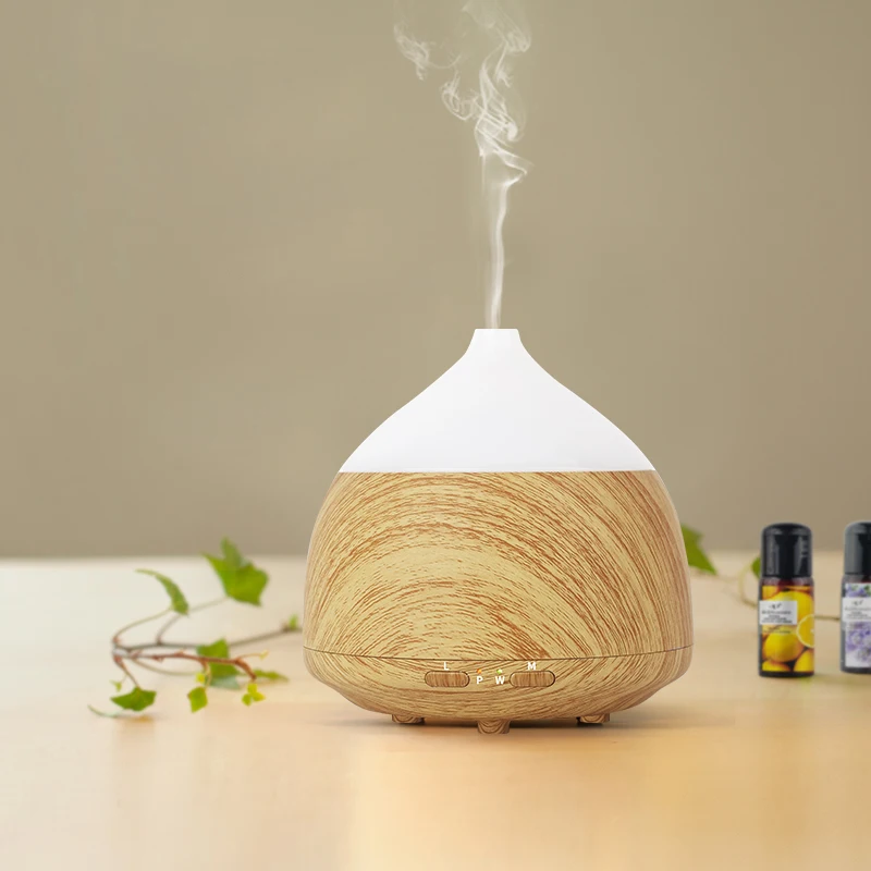 

Wood Grain Aromatherapy Essential Oil Diffuser 100ML Ultrasonic Cool Mist Air Humidifier with Colorful LED Lights Aroma Diffuser