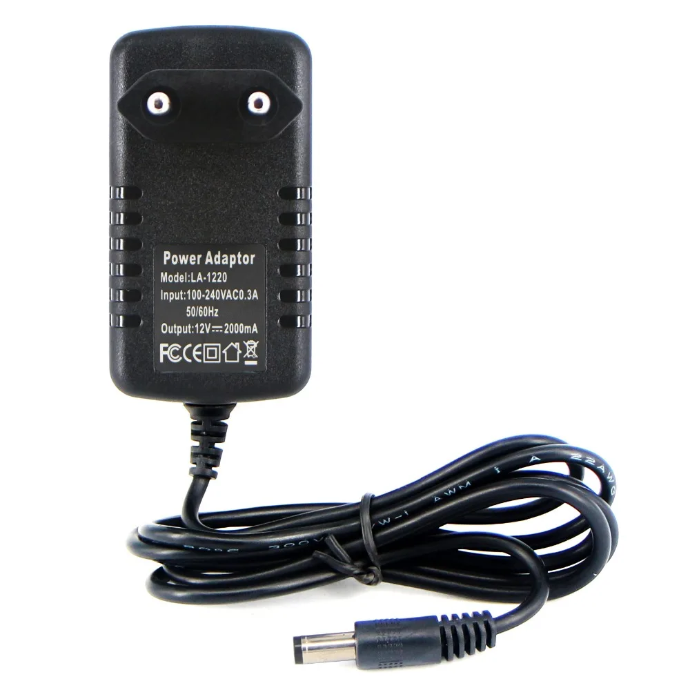 12v 2a 2000mA адаптер питания настенное зарядное устройство AC DC 12v2a для светодиодной