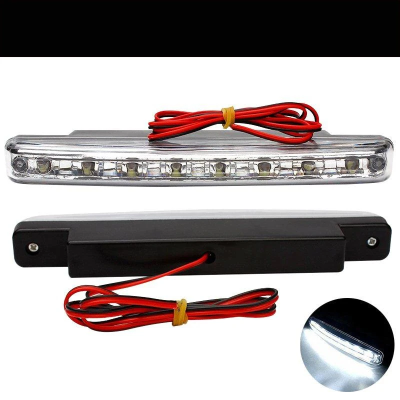 New Car Styling DRL Waterproof ABS 12V LED Daytime Running Light For Luxgen 5 7 SUV U6 U7 Turbo/GMC Acadia Envoy Terrain Yukon | Автомобили
