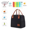 Aosbos Fashion Portable Cooler Lunch Bag Thermal Insulated Travel Tote Bags Large Food Picnic Lunch Box Bag for Men Women Kids ► Photo 2/6