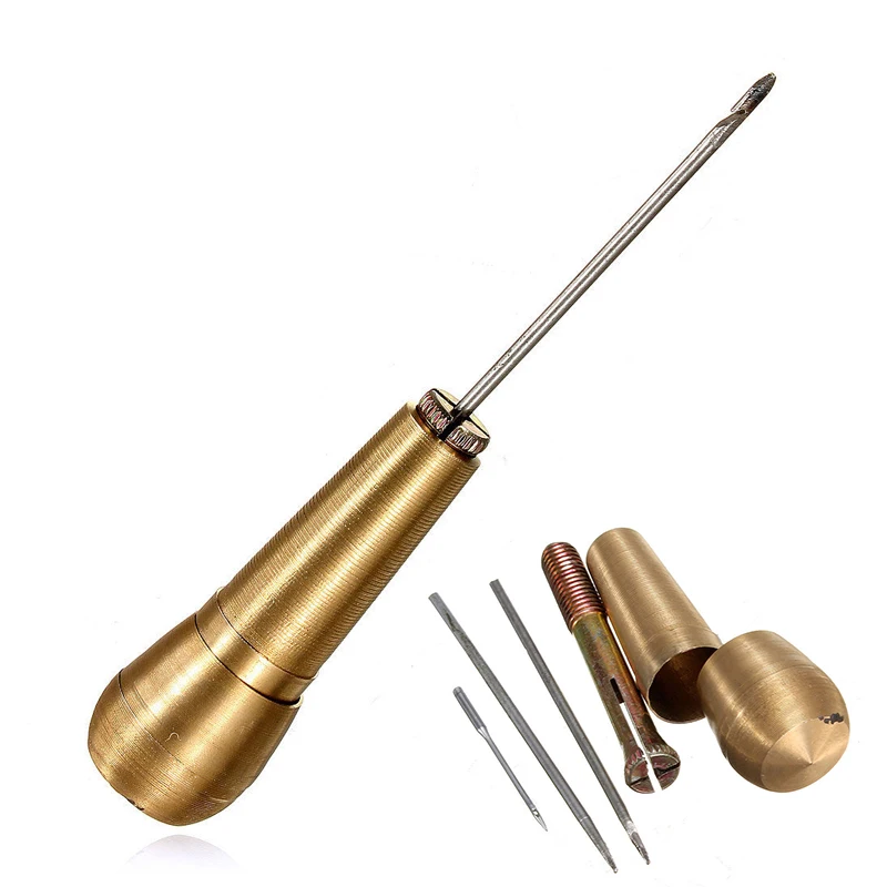 Buy 1pc Hand Stitch Sewing Awl Needles Hand Stitcher