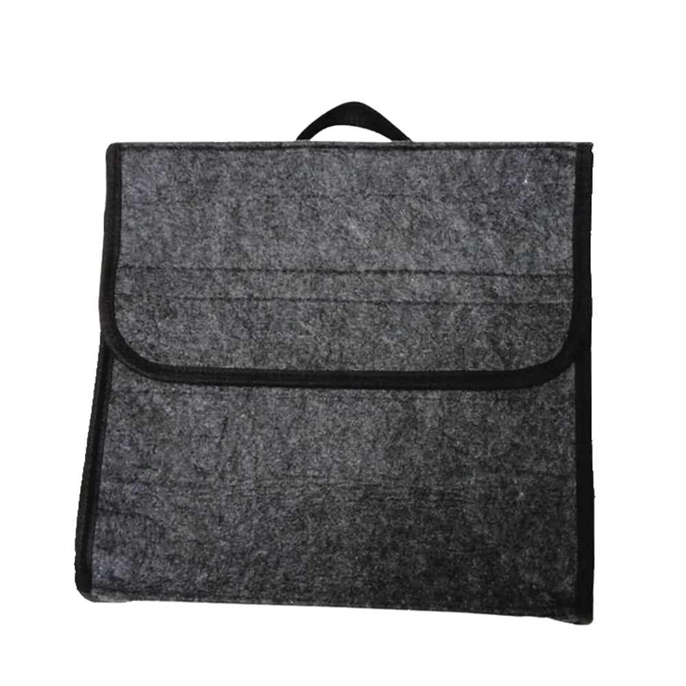 Car Vehicle Trunk Foldable Tools Storage Case Thick Felt Tote Bag Organizer Car Trunk Storage Bag