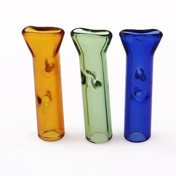 

8mm Multicolor Glass Filter Mini Cigarette Holder Pipes Filter Smoking Pipe Portable Creative Tobacco Pipe Smoke Mouthpiece