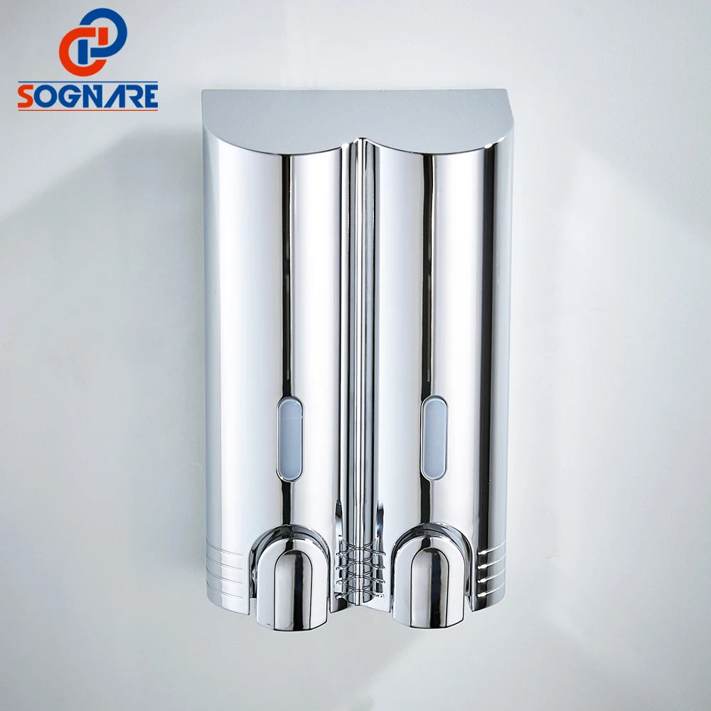 SOGNARE Cheapest Double Soap Dispenser ABS Plastic Soap Shampoo