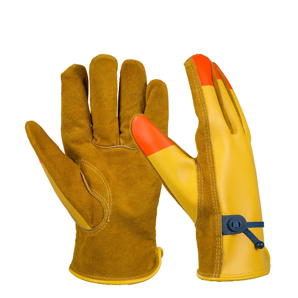 Leather PU gloves Handling outdoor driver gloves Fire gloves Cycling climbing Leather gloves Leather PU gloves Handling outdoor driver gloves Fire gloves Cycling climbing Leather gloves