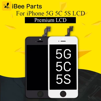 

iBee Parts 10PCS For tianma Quality for iPhone 5G 5C 5S SE LCD Premium AAA Glass Touch Screen Display Free DHL
