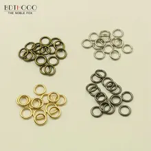 20 ピース/ロット D バックルリングバッグのアクセサリー用の 2 点 DIY リングフックチェーン用キー金属バッグのアクセサリー卸売(China)