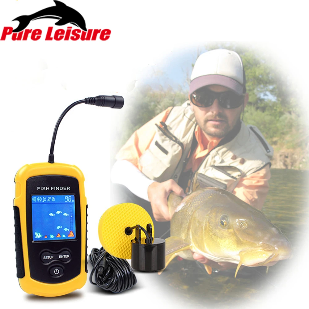 PureLeisure Sondeur Peche рыболовное оборудование Ecosonda Para Pesca эхолот для ловли карпа 100 м