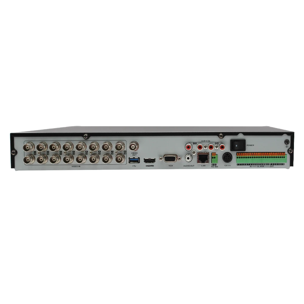 Hikvision 16CH DVR DS 7216HUHI K2 Поддержка CVBS TVI CVI AHD аналоговые ip камеры HD P2P Cloud H.265 VGA HDMI