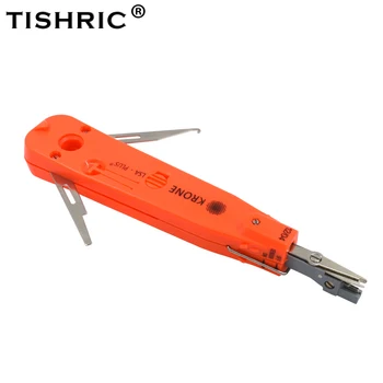 

TISHRIC Original Red Krone Lsa-plus Telecom Phone Wire Cable RJ11 RJ45 Punch Down Network Tool Kit Professional