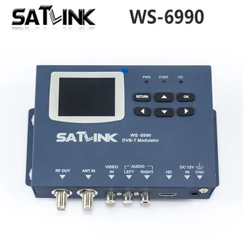 

Original Satlink DVB-T WS-6990 Terrestrial Finder 1 Route DVB-T modulator/ AV/ HD Meter WS6990 Satlink 6990 Digital Meter Finder