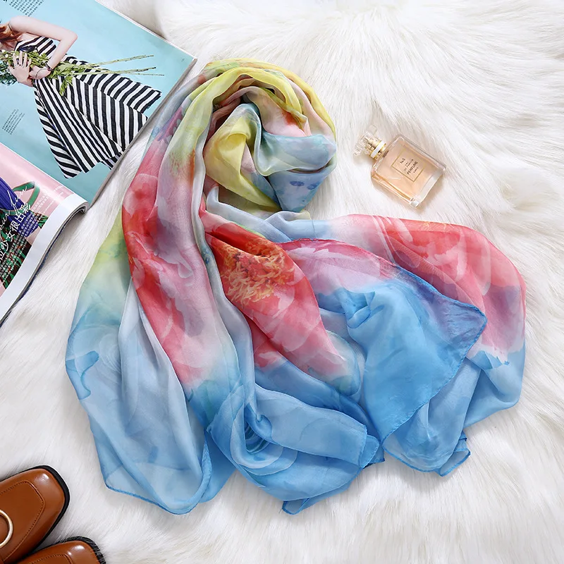 Модные цветочные дамы WomenWrap парео саронг платье Бикини шарф пляжное бикини