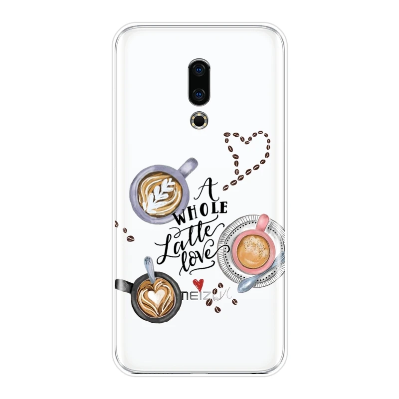 Чехол для телефона Coffee Girl Drink Heart Meizu U10 U20 Pro 6 7 Plus Мягкая силиконовая задняя крышка