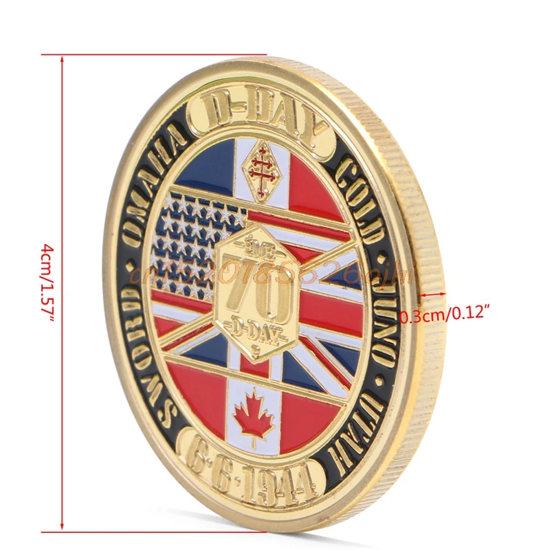 Памятная монета Normandie победе 70 летие 1944 сувенир # H030 #|souvenir|souvenir coin |