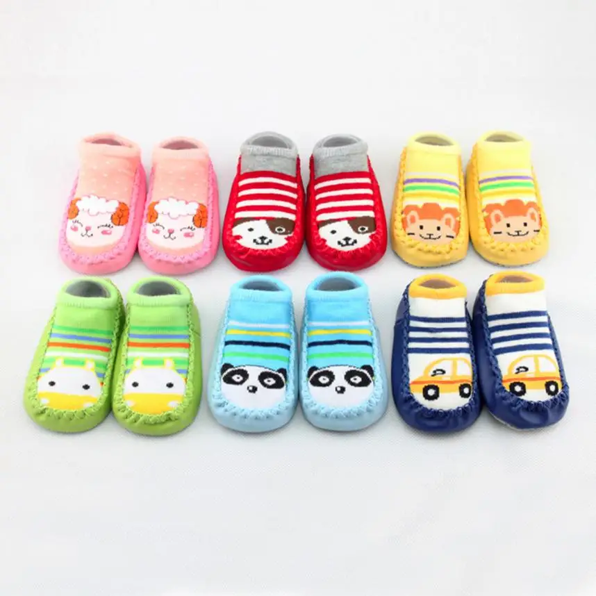 Baby Kids Girls Boys Anti-slip Socks Cartoon Newborn Slipper Shoes Boots  #Buy