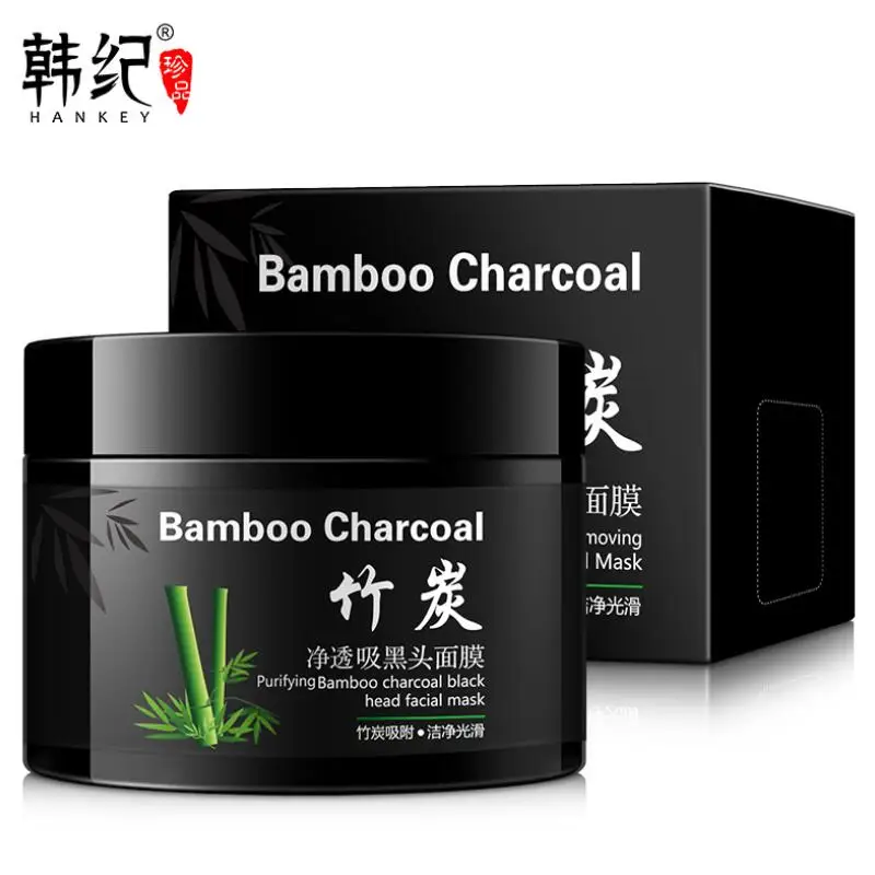 

Blackhead Peeling Face Mask Bamboo Charcoal Adsorbent Blackhead Tearing Mask Purifying Remover Acne Face Mask