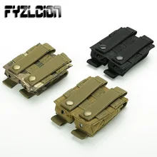 Тактический лазерный прицел нейлон 600D Molle двойной подсумок для магазинов Закрытая кобура ВВС, военный охотничьи боеприпасы пакет