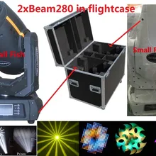 2xCase 10R 280W халат Луч Moving головной светильник халат Pointe 280W Sharpy луч светильник 3D точечный луч моющий Точечный светильник s шоу на сцене Dj для клуба