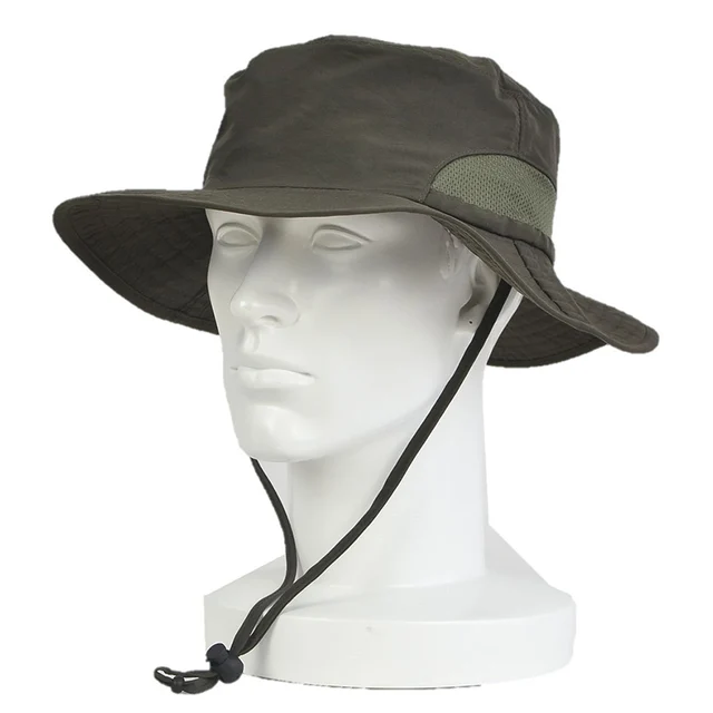 Surblue Men's Sun Hats Adjustable Cotton Polyester Sun Protection UPF